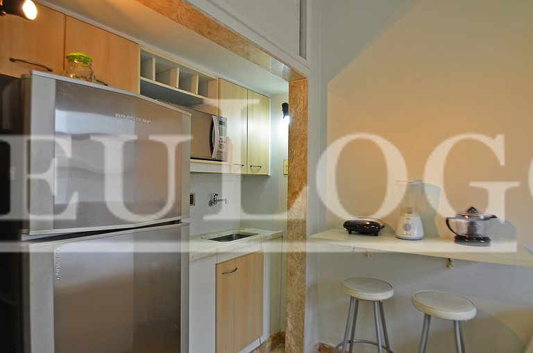 Hermoso y silencioso estudio reformado para hasta 3 personas