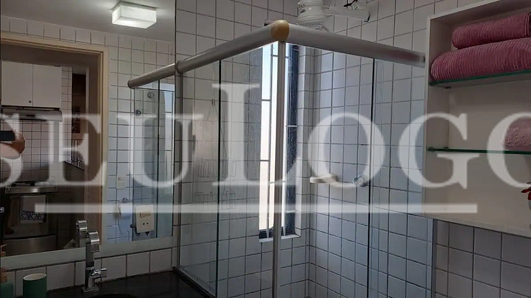 Apartment with suit, living room, bathroom and restroom
