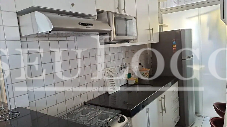 Apartment with suit, living room, bathroom and restroom
