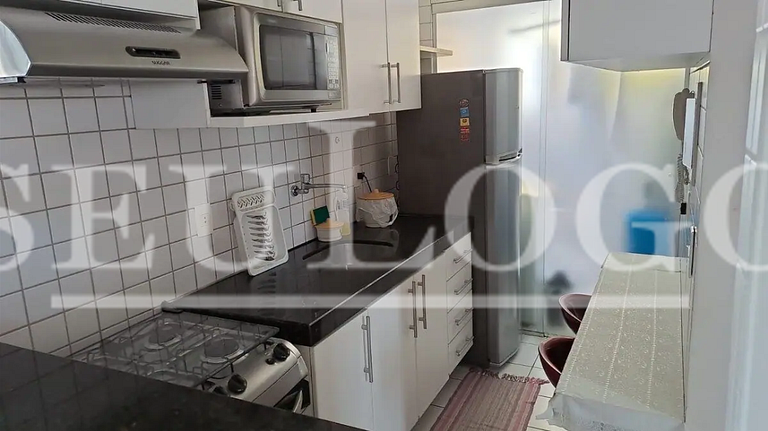 Apartment with suit, living room, bathroom and restroom